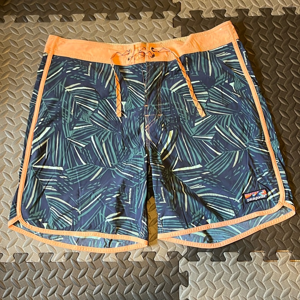 Men’s Patagonia swim shorts.